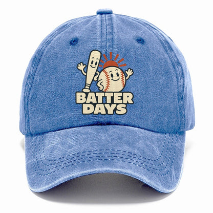 Batter Days Familiar Punchlines Classic Cap – Summer Sky