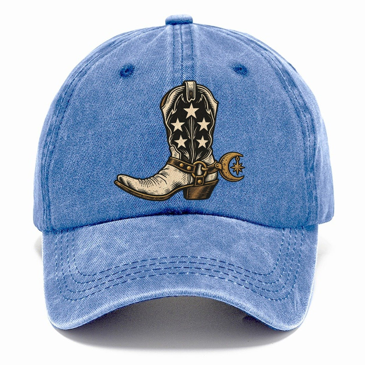 Star Studded Boot Sundown Familiars Classic Cap – Summer Sky