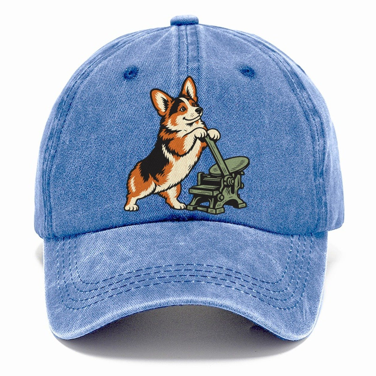 Corgi Letterpress Sundown Familiars Classic Cap – Summer Sky