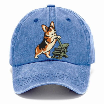 Corgi Letterpress Sundown Familiars Classic Cap – Summer Sky