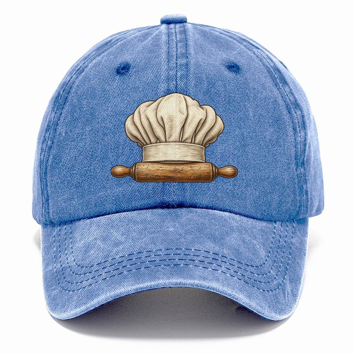 Chef Hat Rolling Pin Fan Favorites Classic Cap – Summer Sky