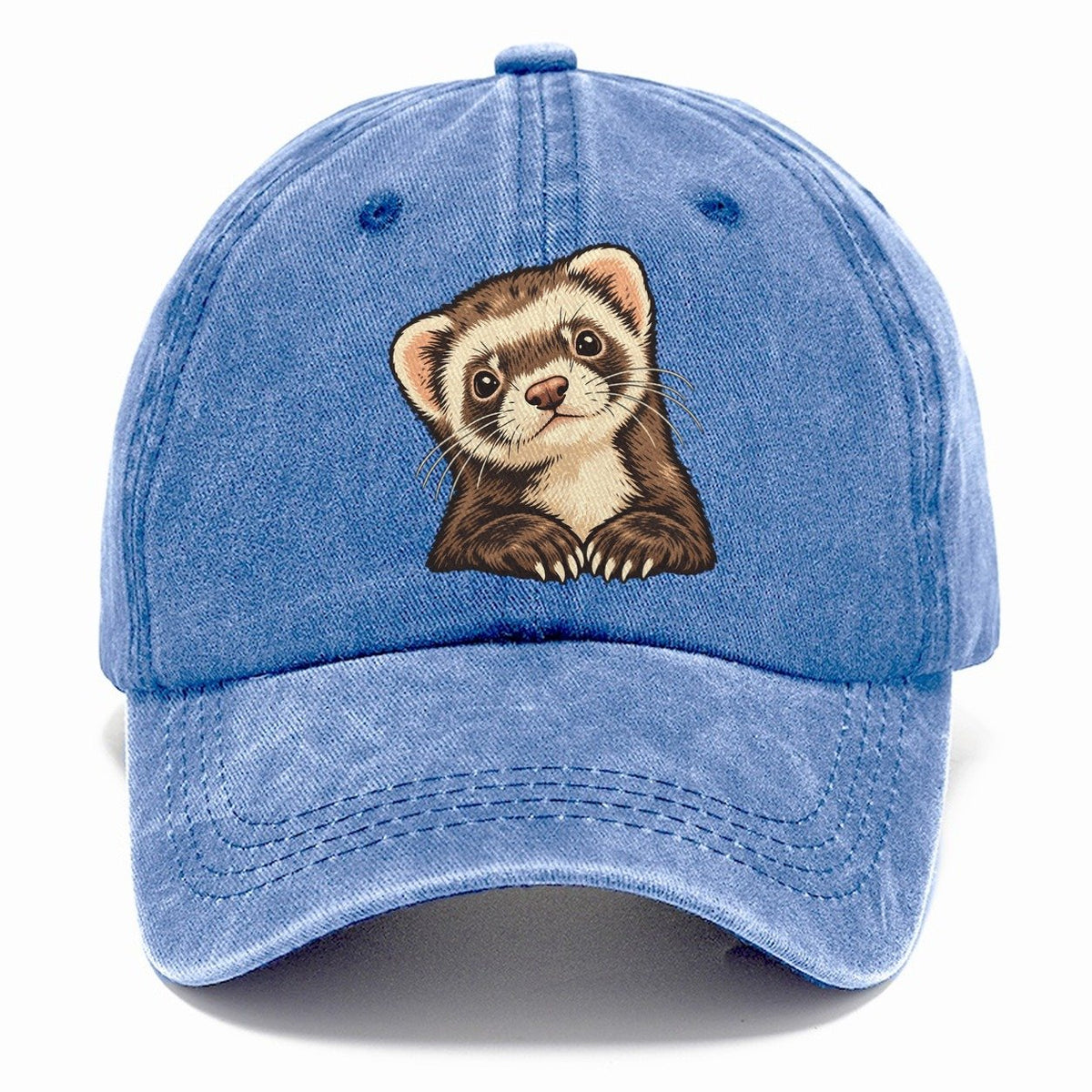 Ferret Peek Small Pet Logos Classic Cap – Summer Sky