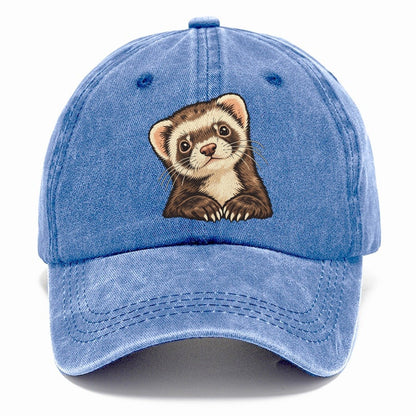 Ferret Peek Small Pet Logos Classic Cap – Summer Sky