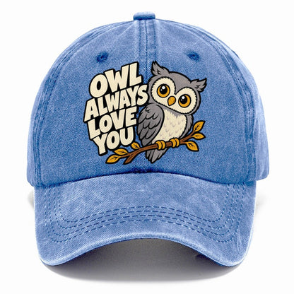 Pop Art Owl Animal Puns Classic Cap – Summer Sky