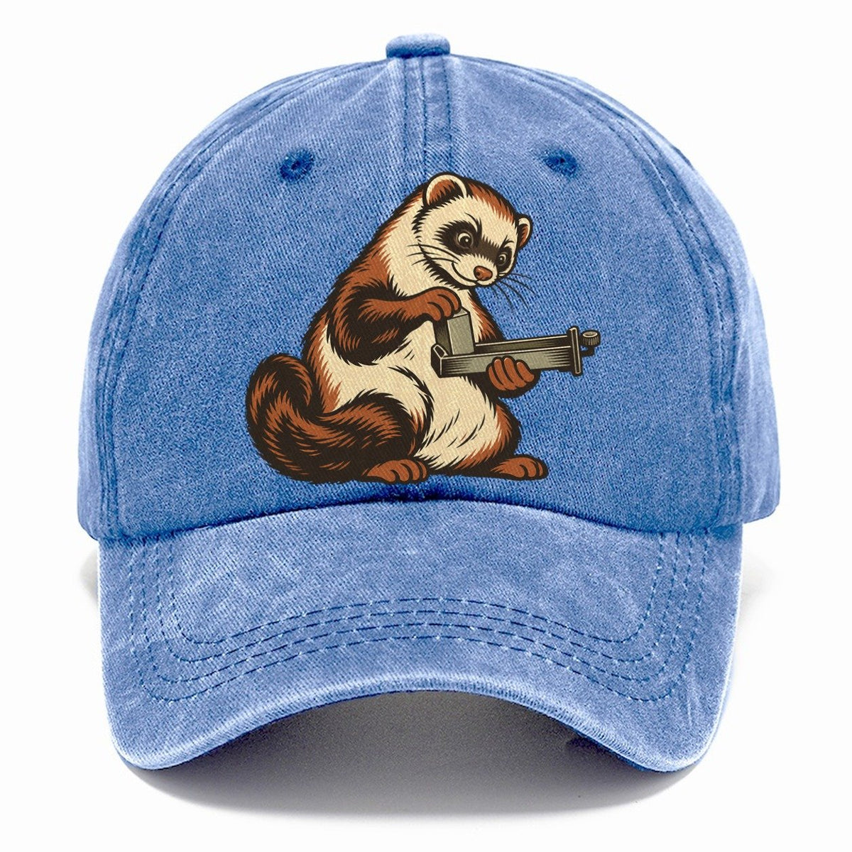 Ferret Typesetter Sundown Familiars Classic Cap – Summer Sky