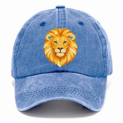Golden Lion Head Classic Cap – Summer Sky