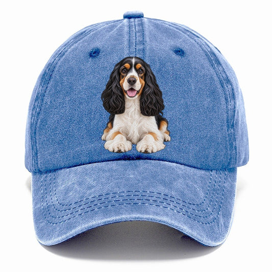Tri Color Cocker Spaniel Classic Cap – Summer Sky