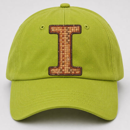 Woven Tweed I Monogram Baseball Cap – Fluorescent Green