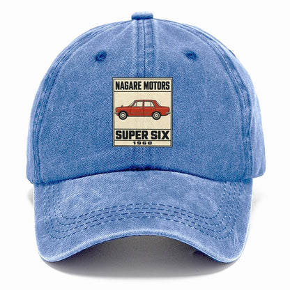 Nagare Super Showa Speed Plates Classic Cap – Summer Sky