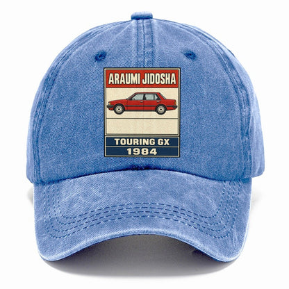 Araumi Touring Showa Speed Plates Classic Cap – Summer Sky