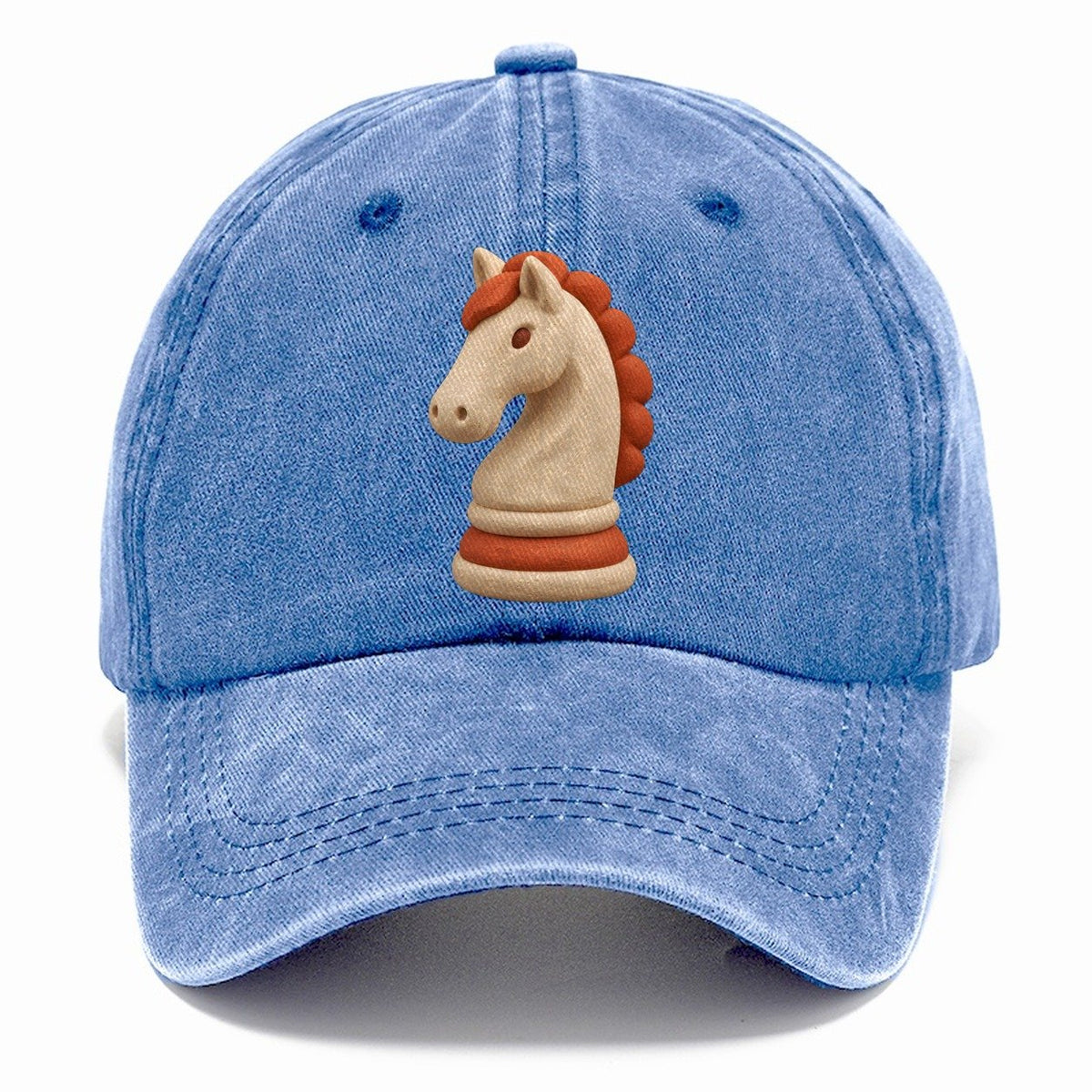 Chess Knight Piece Classic Cap – Summer Sky