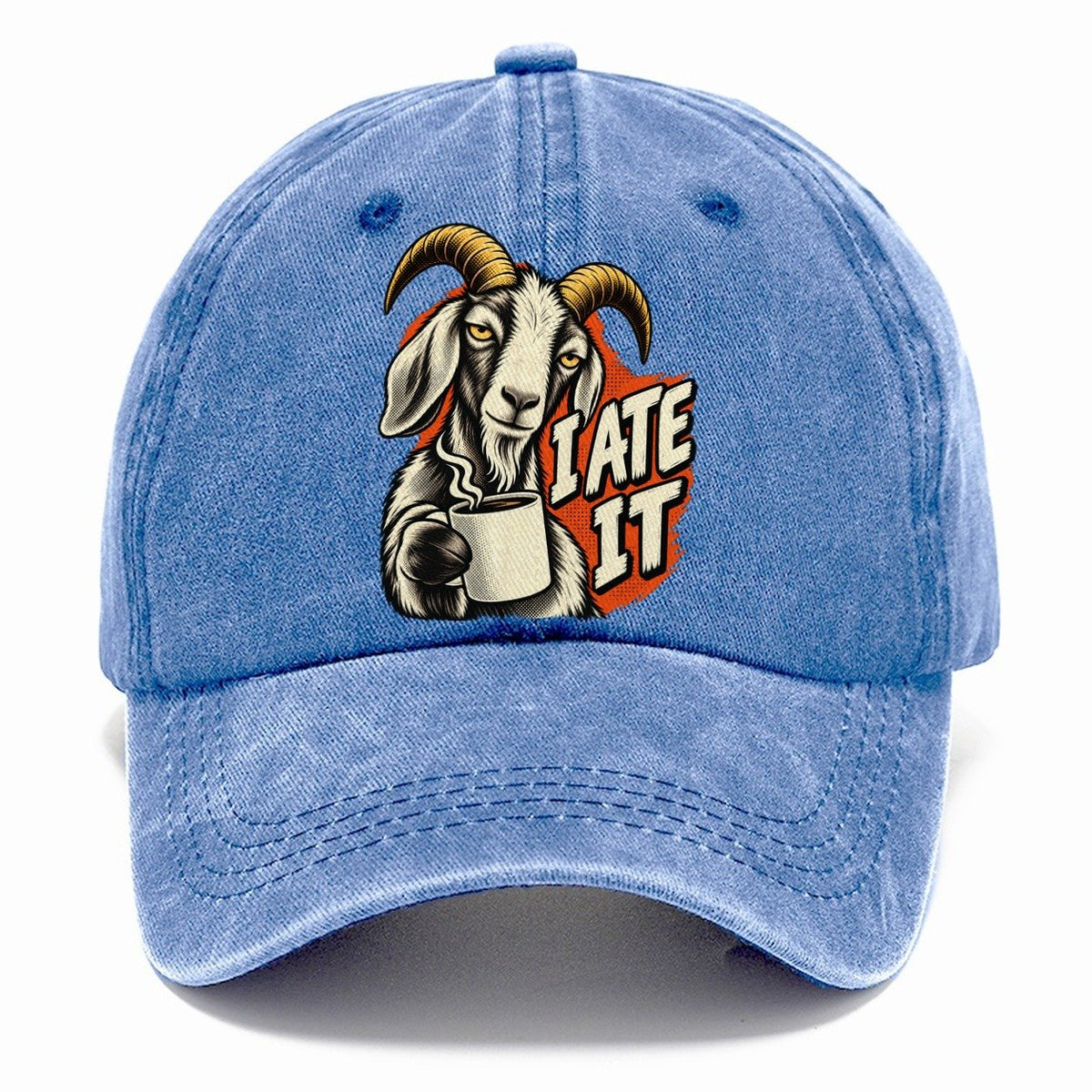 Pop Art Goat Mug Truths Classic Cap – Summer Sky