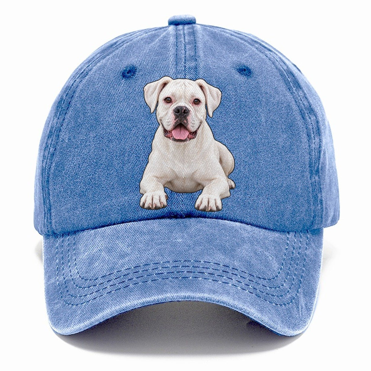 White Boxer Classic Cap – Summer Sky