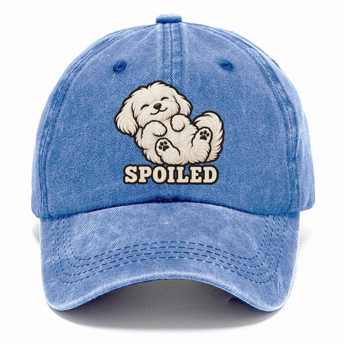 Maltese Spoiled Fan Favorites Classic Cap – Summer Sky