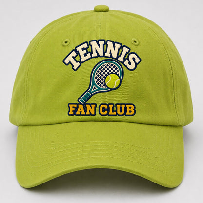 Tennis Fan Club Baseball Cap – Fluorescent Green