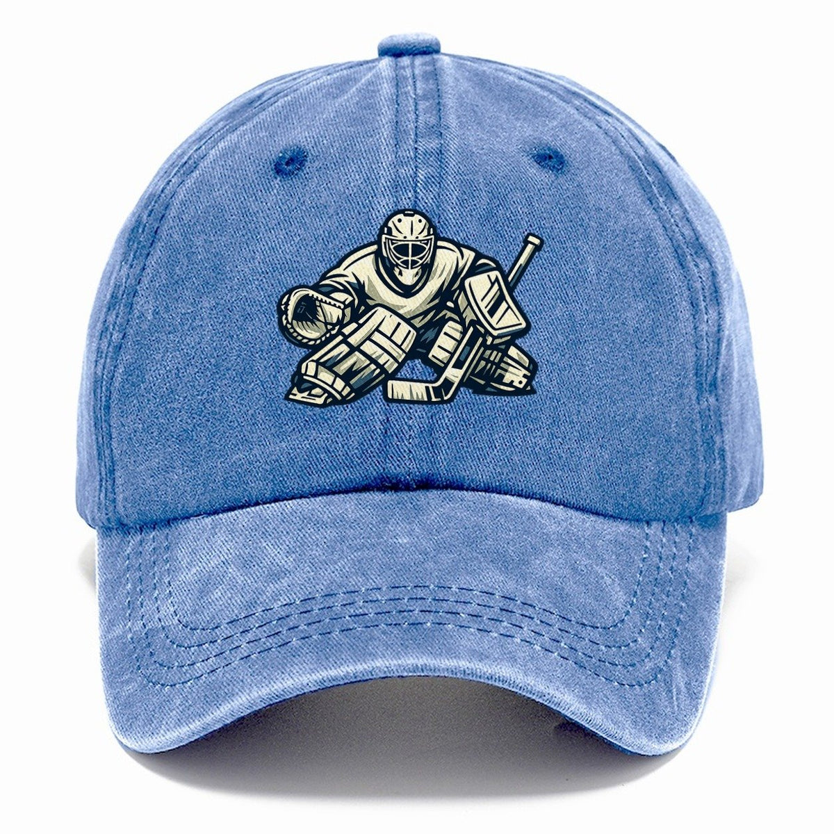 Hockey Goalie Right Hand Catch Classic Cap – Summer Sky