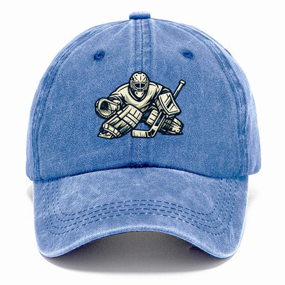 Hockey Goalie Right Hand Catch Classic Cap – Summer Sky