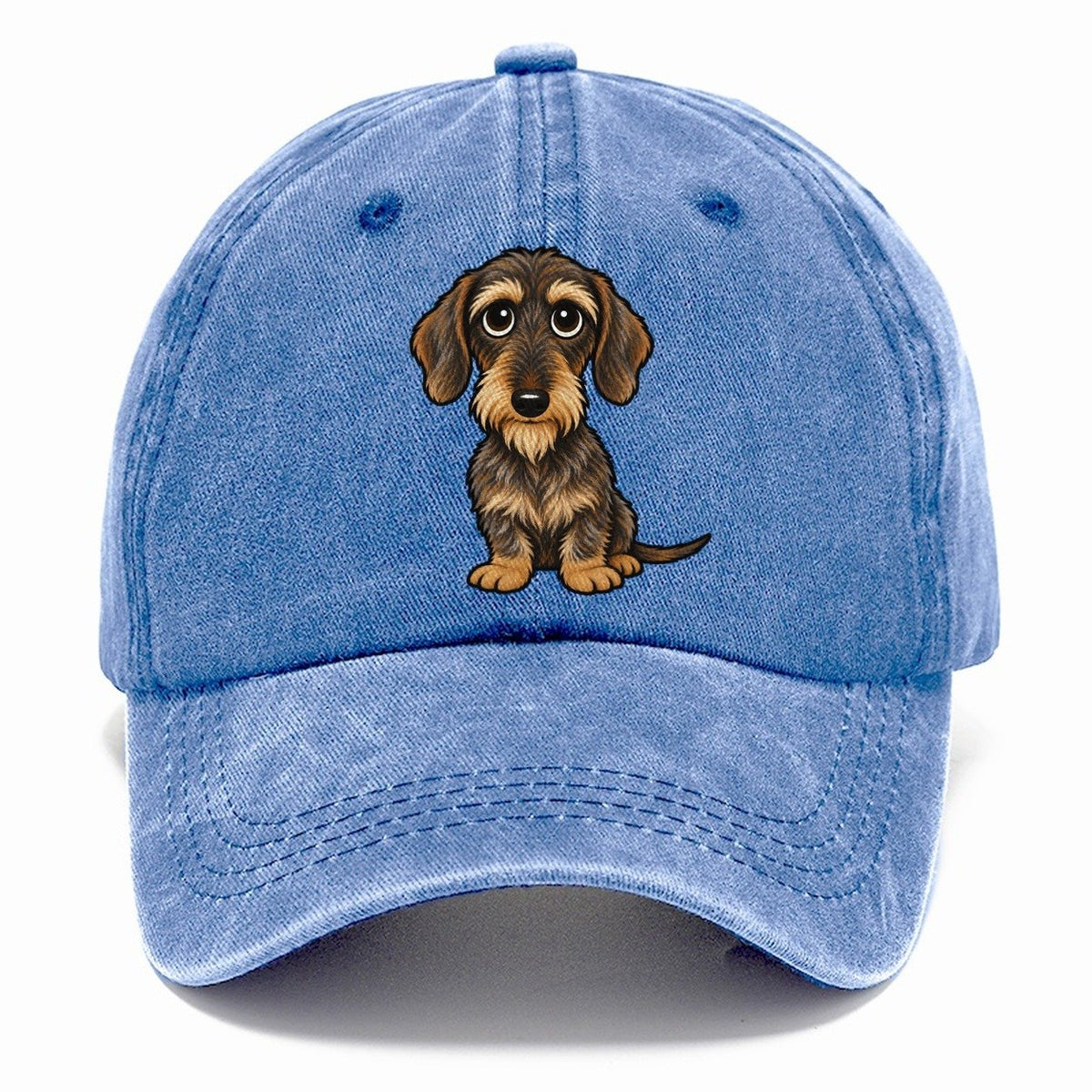Wirehaired Dachshund Classic Cap – Summer Sky