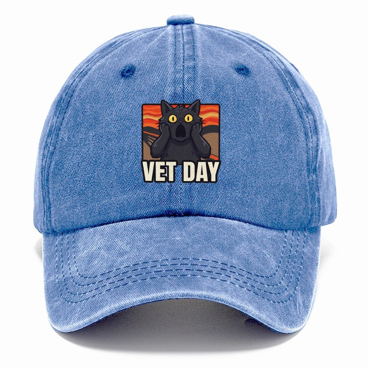 Black Cat Scream Vet Day Scream Classic Cap – Summer Sky