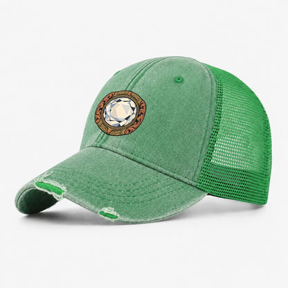 Moonstone Buckle Sundown Familiars Washed Trucker Hat – Ink Green