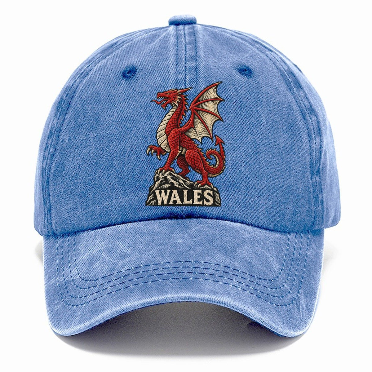 Wales Red Dragon Classic Cap – Summer Sky