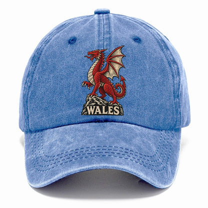 Wales Red Dragon Classic Cap – Summer Sky