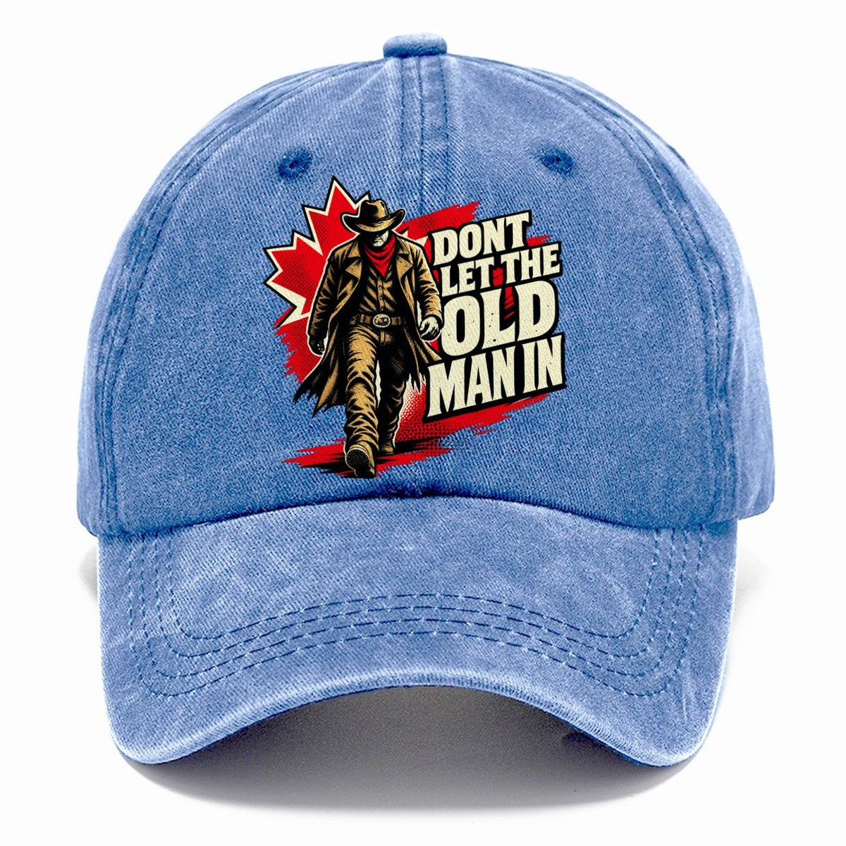Don't Let The Old Man In Canada Pop Art Classic Cap – Summer Sky