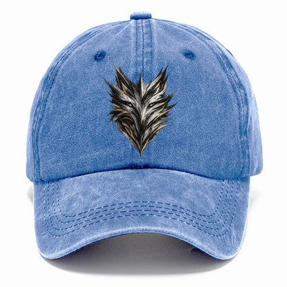Black Gold Wolf Face Classic Cap – Summer Sky