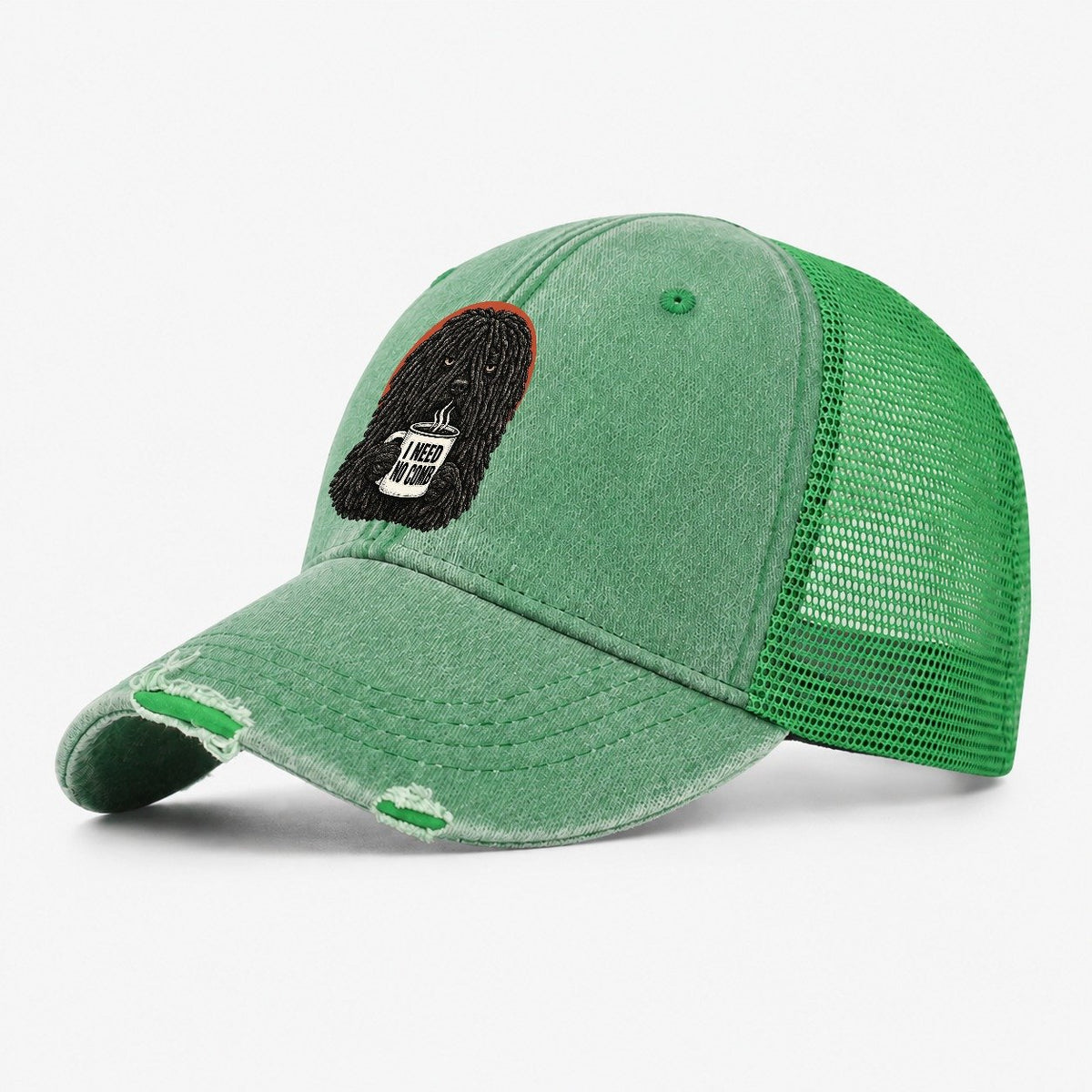Puli Mug Truths Dog Mug Truths Washed Trucker Hat – Ink Green