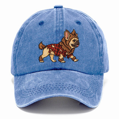 One French Bulldog In Halloween Costume Werewolf With Tufted Fur Patches And Small Fangs Halloween Dog Parade Classic Cap – Summer Sky