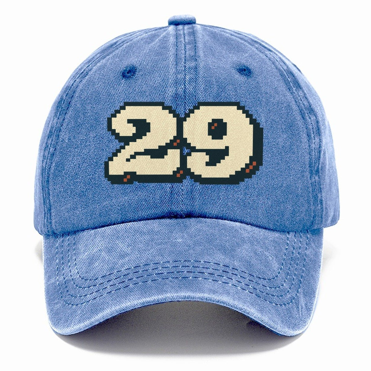 Pixel Art Number 29 Classic Cap – Summer Sky