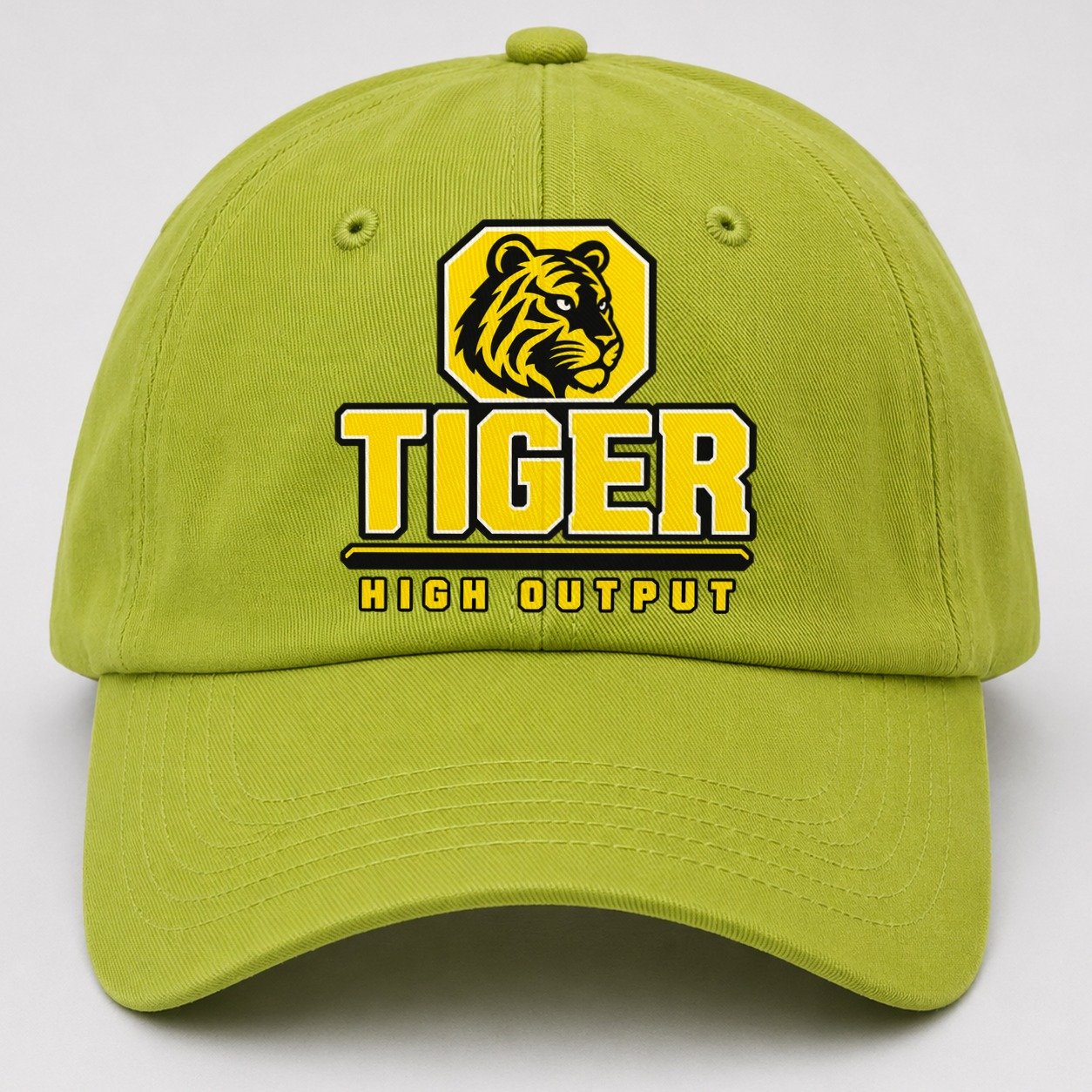 Tiger High Output Heavy Duty Baseball Cap – Fluorescent Green
