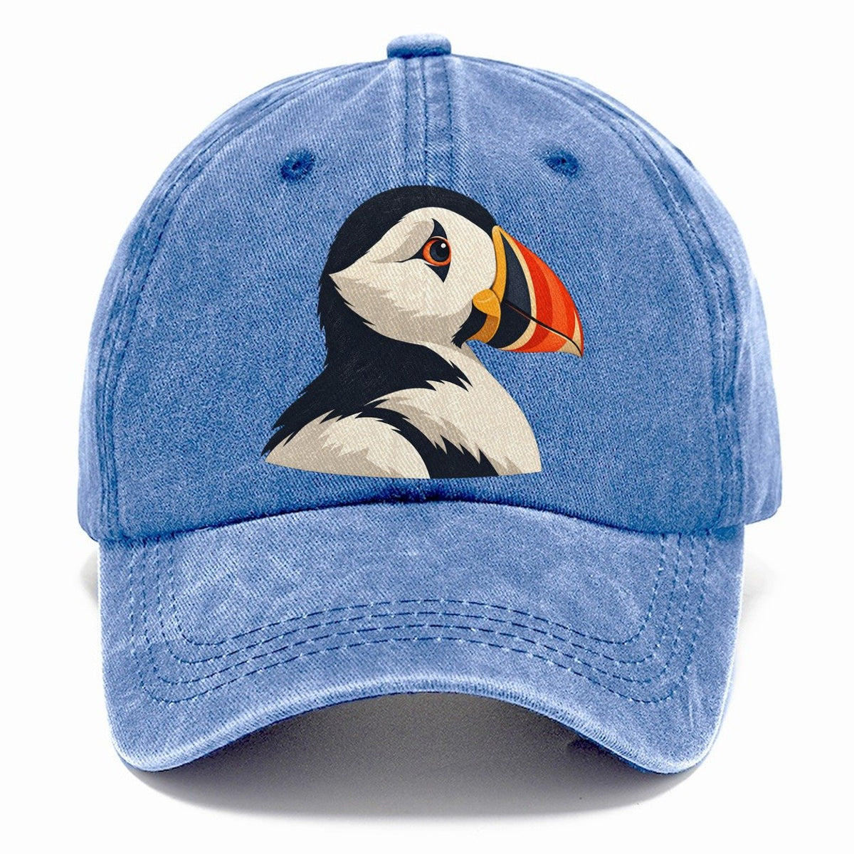 Puffin Portrait Classic Cap – Summer Sky