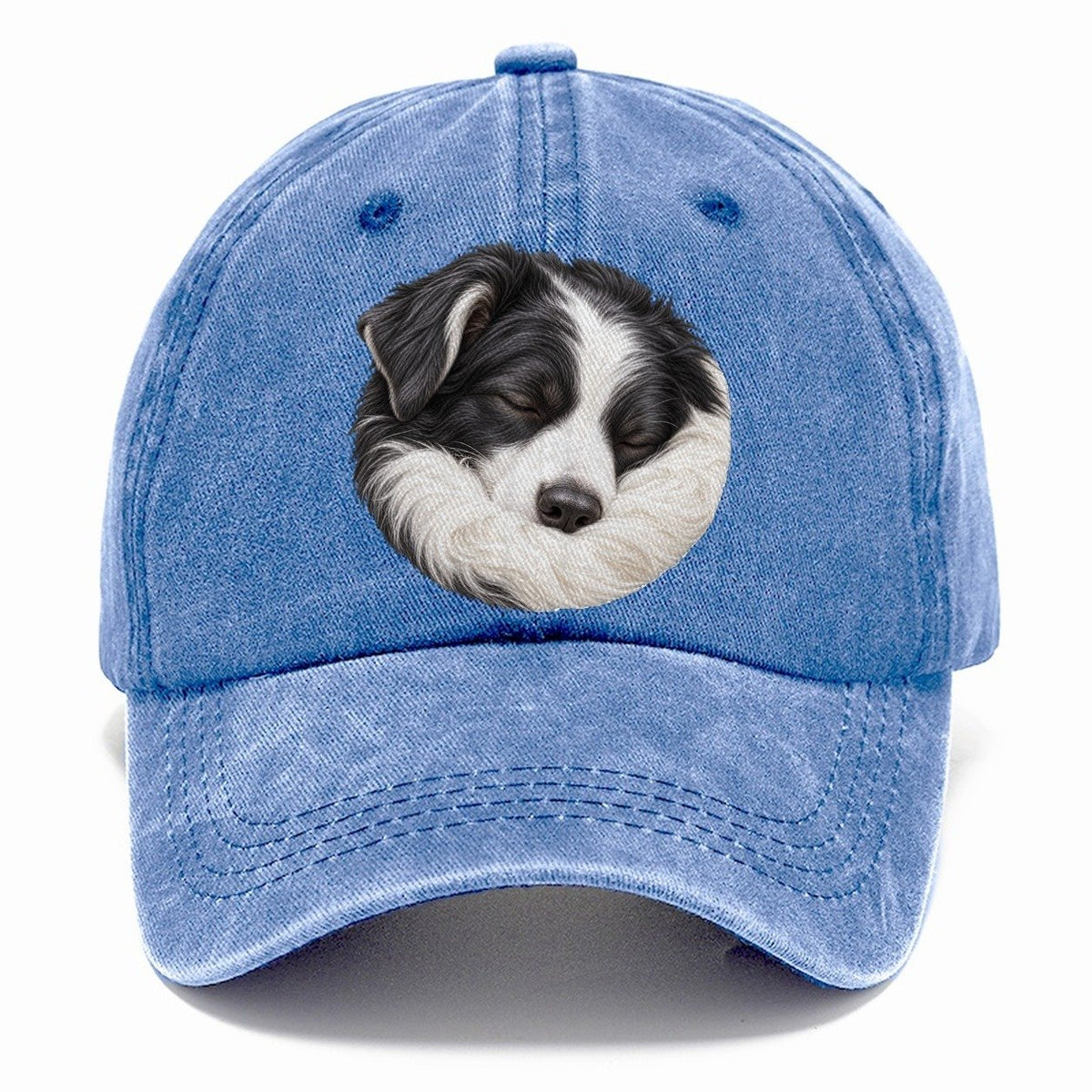 Border Collie Ruff Tuck Pastimes Companions Classic Cap – Summer Sky