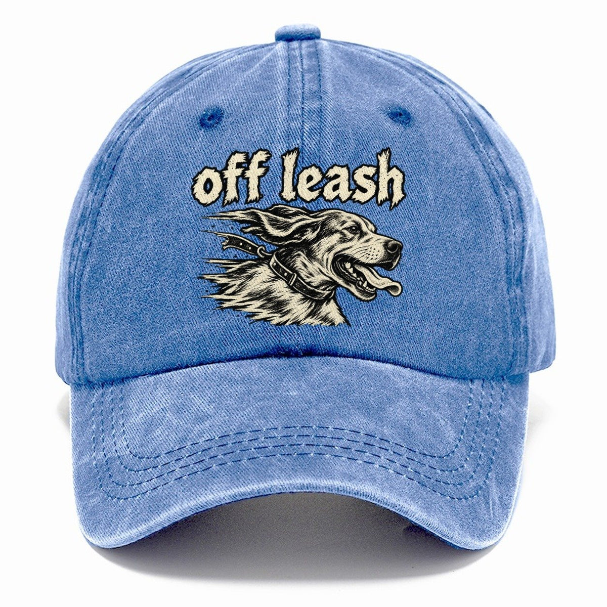 A Sprinting Hound S Head And Shoulders In Profile Bark For Me Classic Cap – Summer Sky