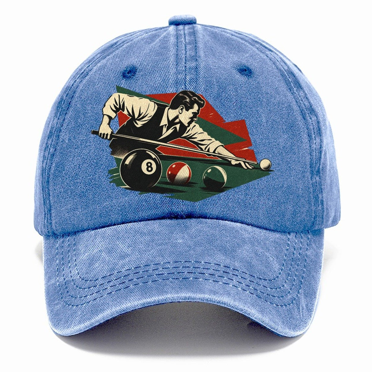 Pool Player with 8 Ball Classic Cap – Summer Sky