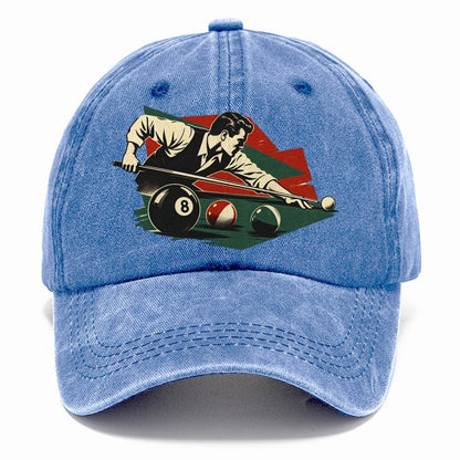 Pool Player with 8 Ball Classic Cap – Summer Sky