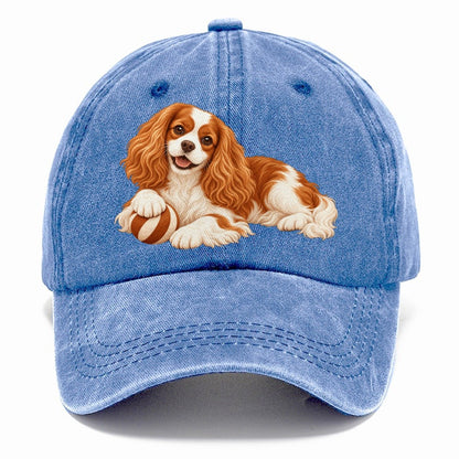 Cavalier King Charles Spaniel Resting Classic Cap – Summer Sky