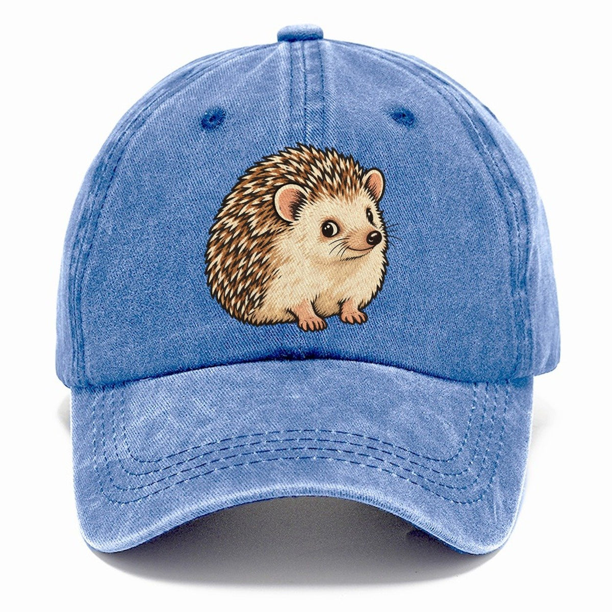 Hedgehog Side Glance Small Pet Logos Classic Cap – Summer Sky