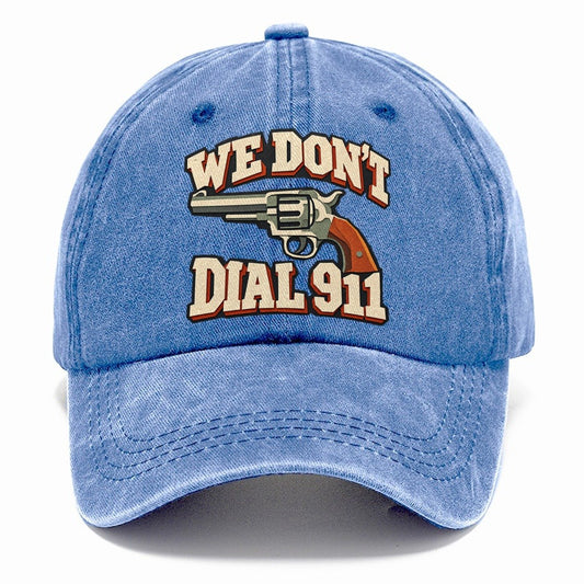 Layered Paper Cut We Don't Dial 911 Classic Cap – Summer Sky