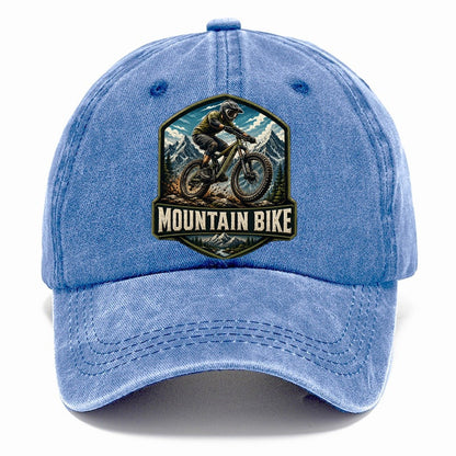 Mountain Bike Rider Classic Cap – Summer Sky