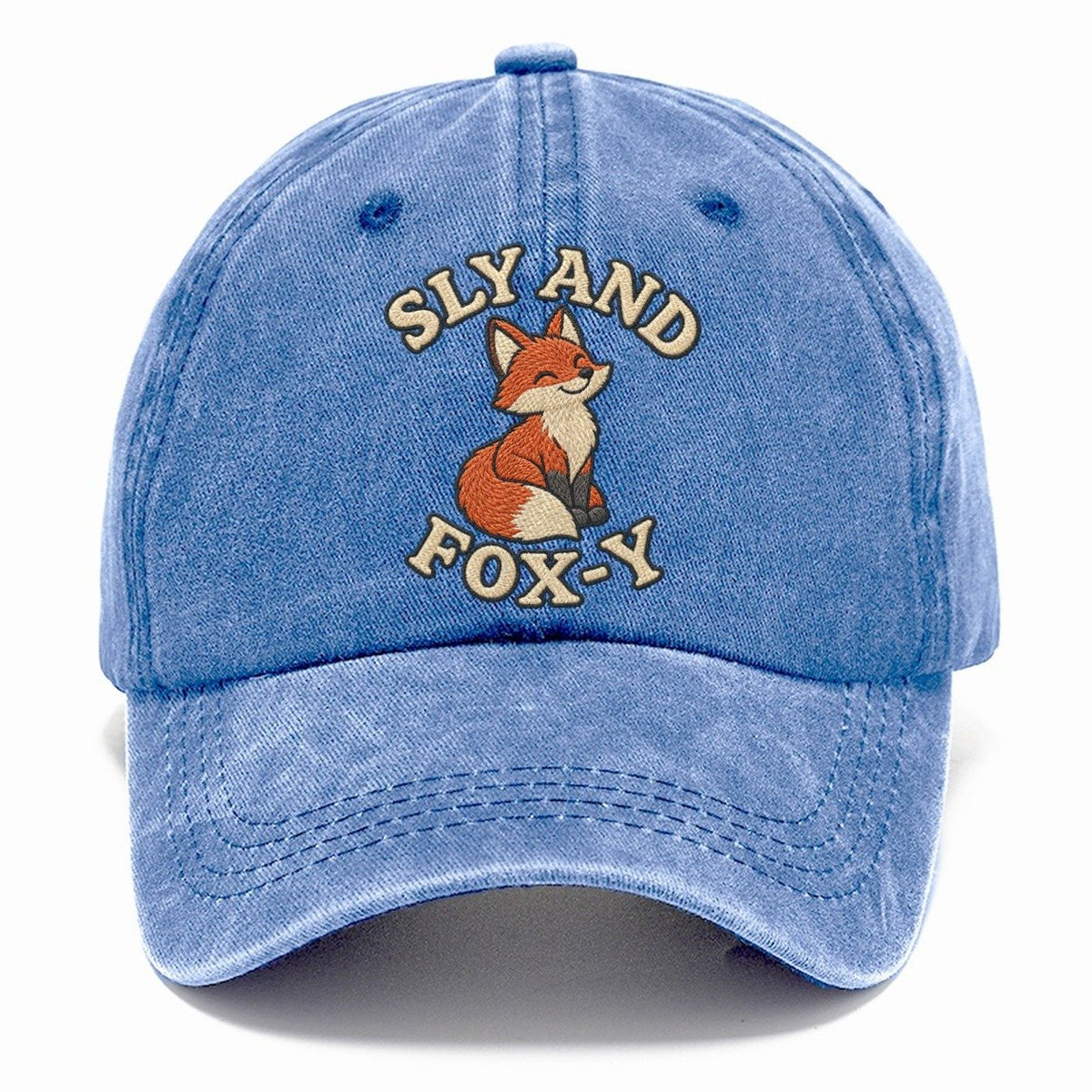 Fox Animal Puns Classic Cap – Summer Sky