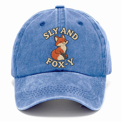 Fox Animal Puns Classic Cap – Summer Sky