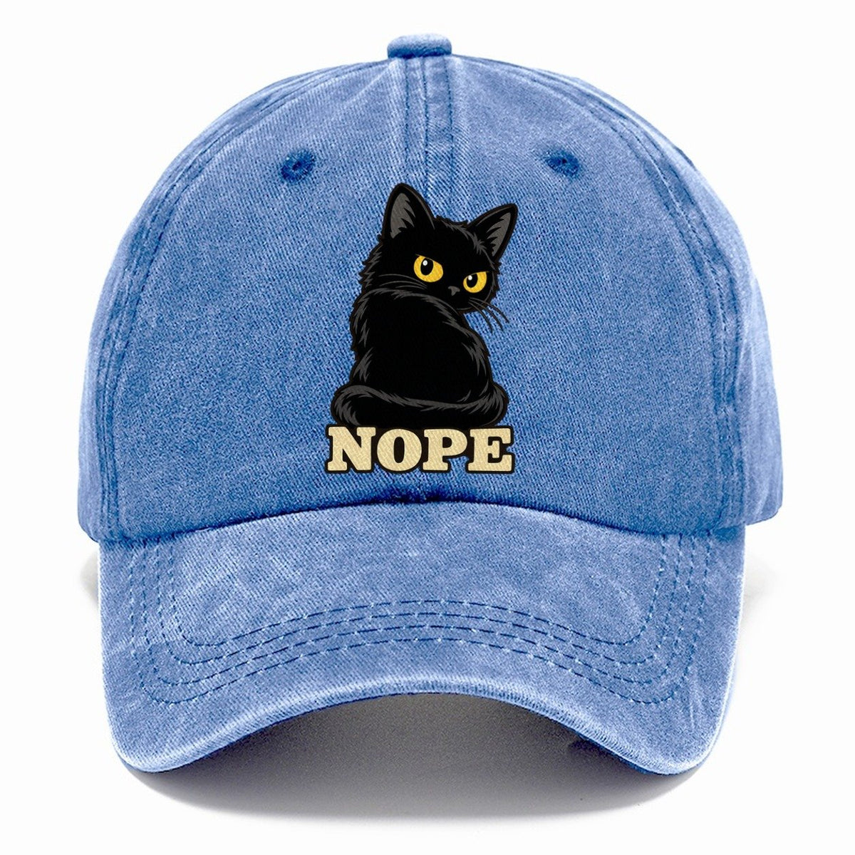 Black Cat Nope Fan Favorites Classic Cap – Summer Sky