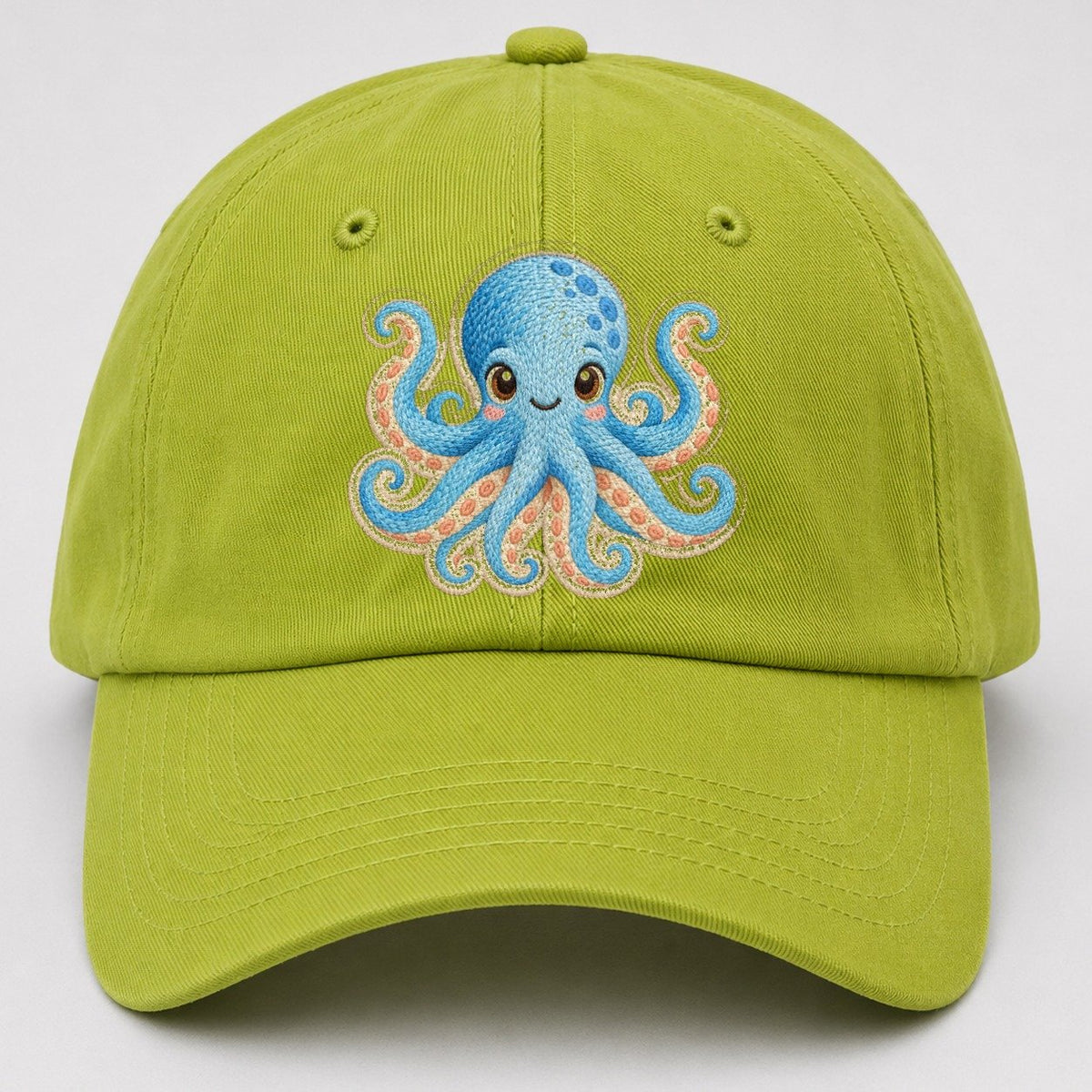Starfish Little Twist Sea Sprite Baseball Cap – Fluorescent Green