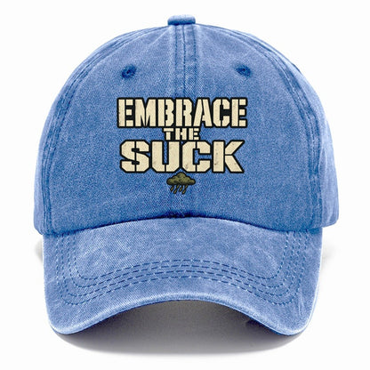 Embrace The Suck Barracks Wit Classic Cap – Summer Sky