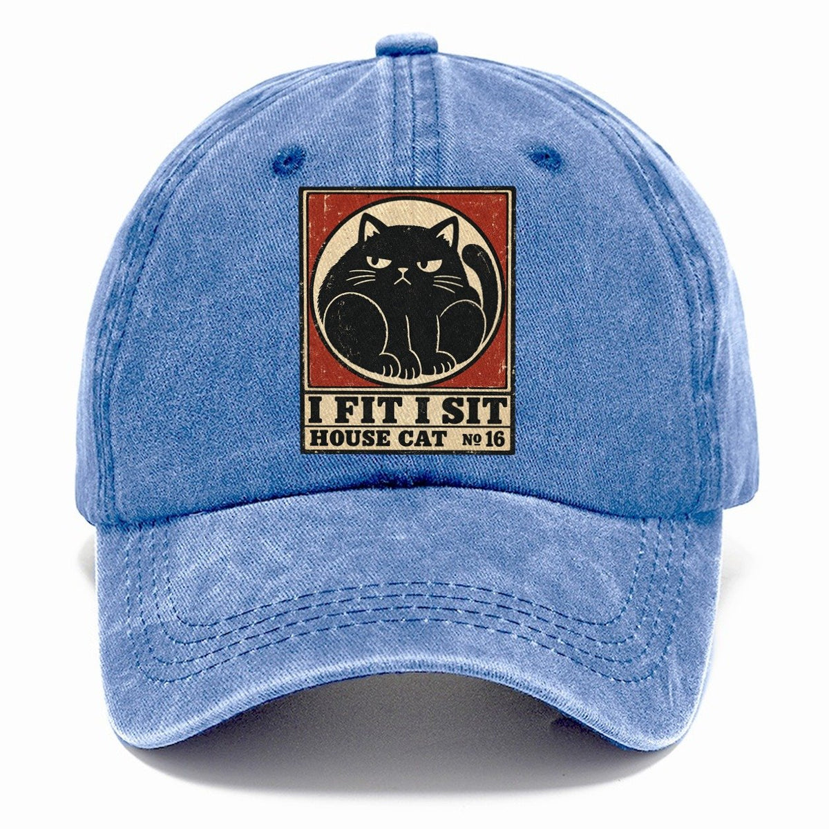 I Fit I Sit Neko Says No Classic Cap – Summer Sky