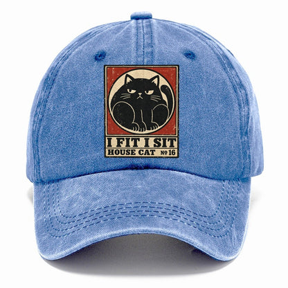 I Fit I Sit Neko Says No Classic Cap – Summer Sky