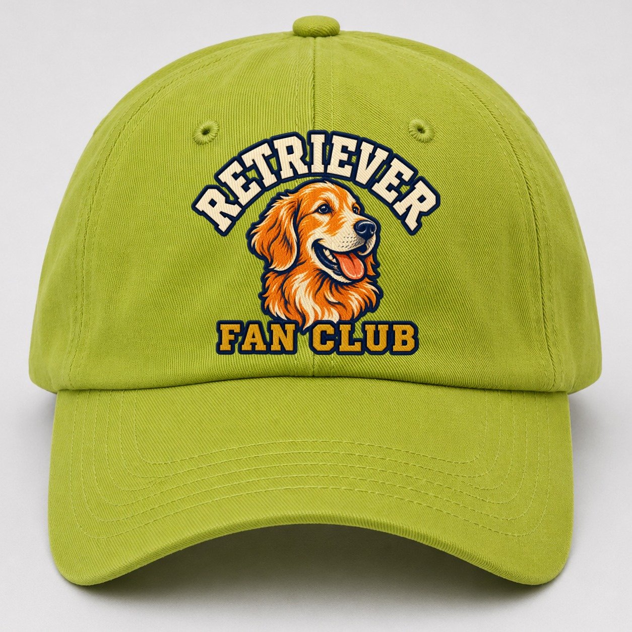 Retriever Fan Club Baseball Cap – Fluorescent Green