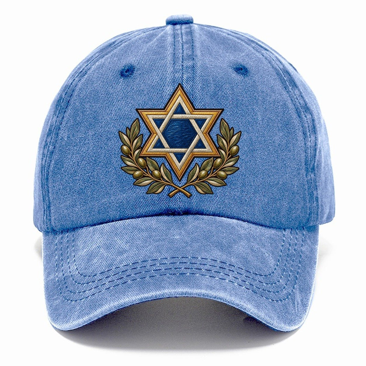 Star Olive Branches Fan Favorites Classic Cap – Summer Sky